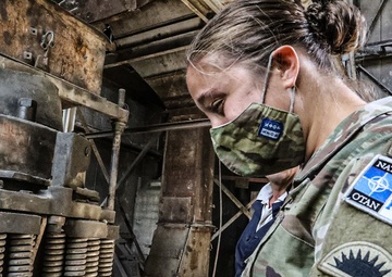 KFOR Liaison Monitoring Team visits one of Europe’s largest mineral processing factories