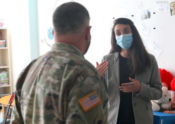 KFOR donates gym equipment to autism school in Kosovo