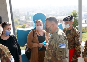 KFOR donates gym equipment to autism school in Kosovo