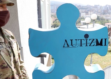 KFOR donates gym equipment to autism school in Kosovo