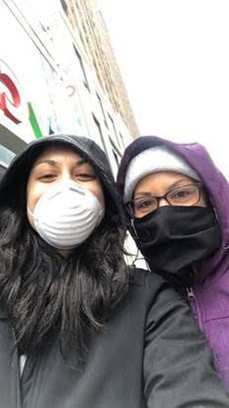 Mother daughter duo serves on pandemic frontline