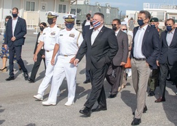 Secretary of State Mike Pompeo Visits Souda Bay, Crete, Greece