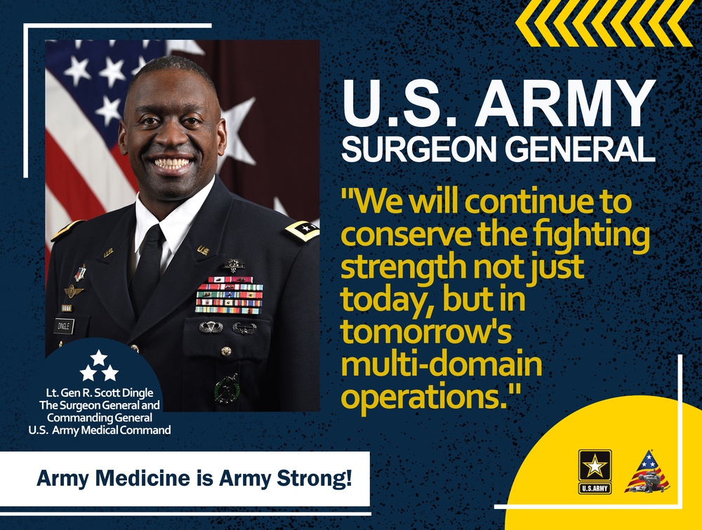 U.S. Army Surgeon General Quote infographic