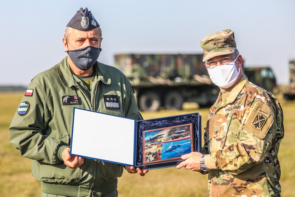 Deputy Commander of Polish Armed Forces Visits Patriot Site during AK20