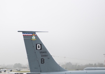 100th ARW KC-135s conduct elephant walk during Exercise Wolff Pack
