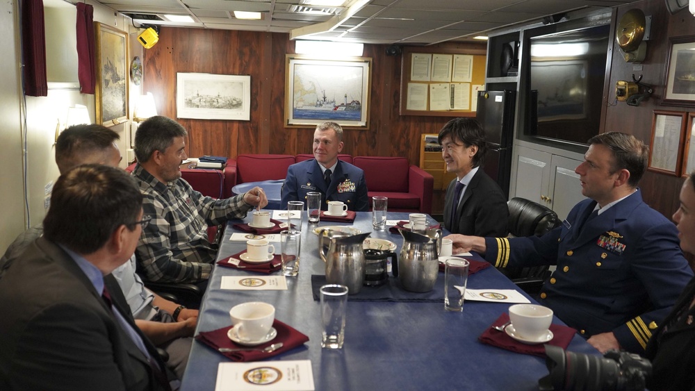 USCGC Campbell hosts Greenland’s Premier while in Nuuk