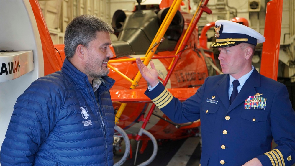 USCGC Campbell hosts Greenland’s Premier while in Nuuk