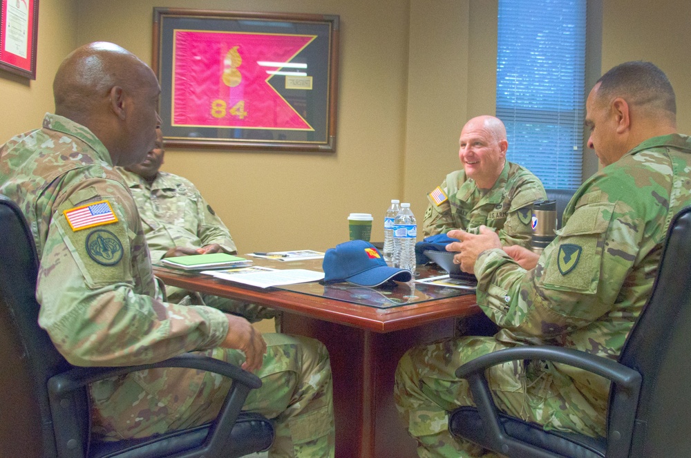 U.S. Army Materiel Command’s top leader visits 597th Transportation Brigade headquarters
