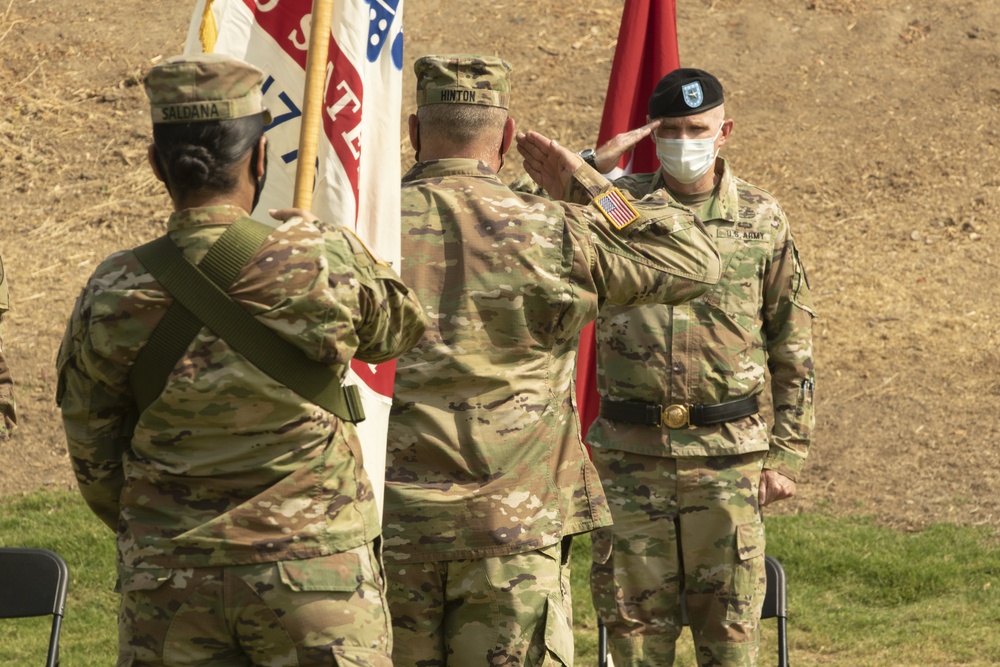 91st Training Division Change of Command, 2020