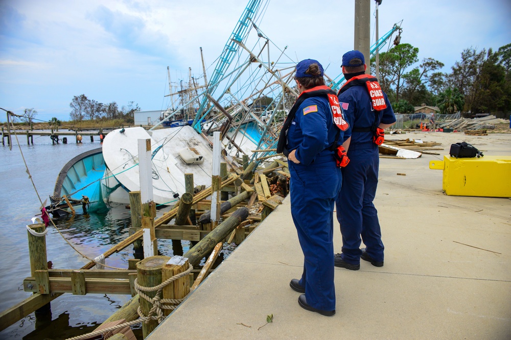 Coast Guard continues pollution response and damage assessments following Hurricane Sally