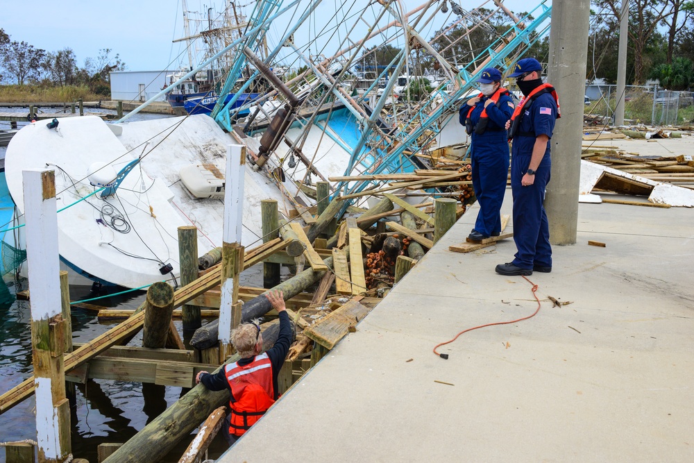 Coast Guard continues pollution response and damage assessments following Hurricane Sally