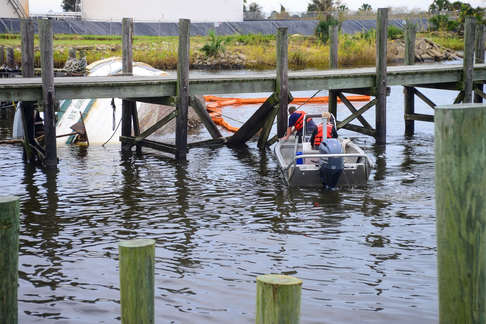 Coast Guard continues pollution response and damage assessments following Hurricane Sally