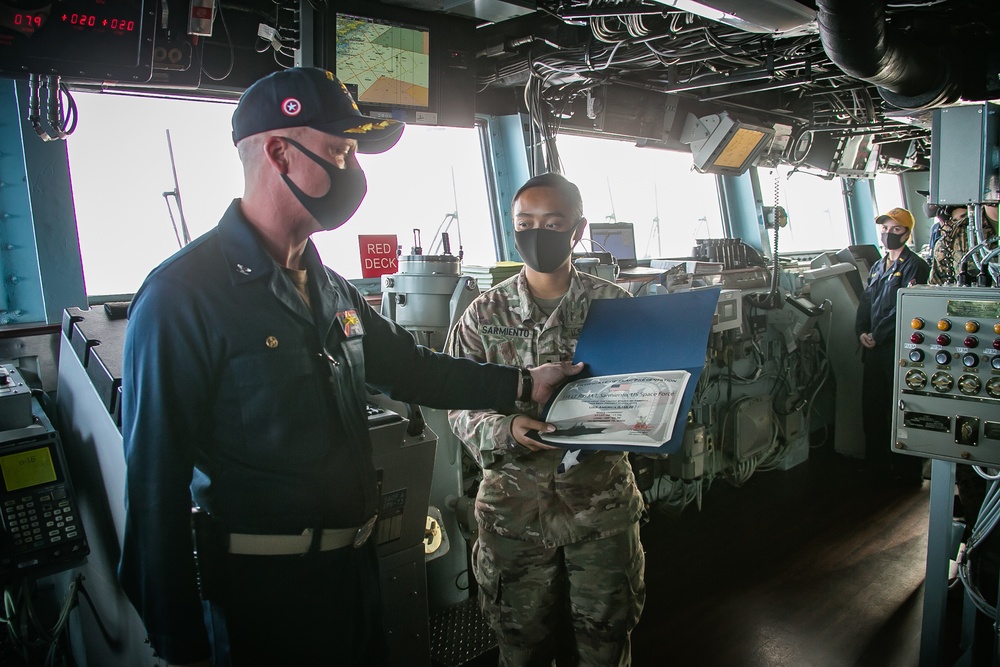 31st MEU welcomes first Space Force LNO aboard USS America