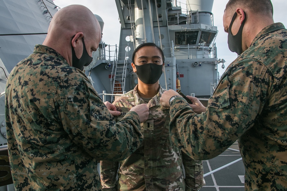 31st MEU welcomes first Space Force LNO aboard USS America