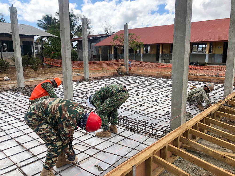 Seabees Construct School House in Timor-Leste