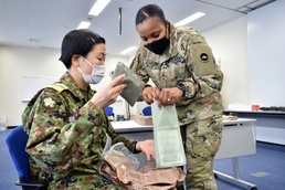 U.S. Army Reserve Affairs Japan, USARJ, helps JGSDF candidates hone interpretation skills