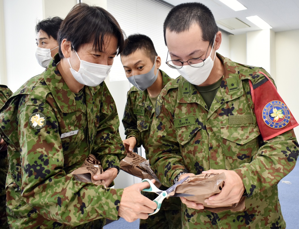 U.S. Army Reserve Affairs Japan, USARJ, helps JGSDF candidates hone interpretation skills