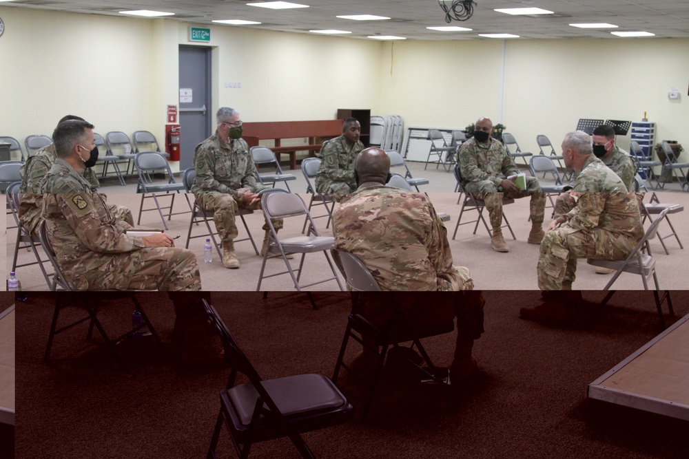 ARCENT CSM Visits Deployed Soldiers