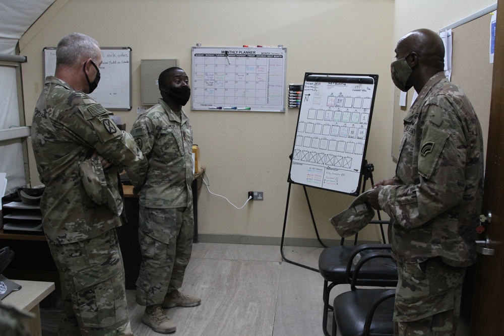 ARCENT CSM Visits Deployed Soldiers