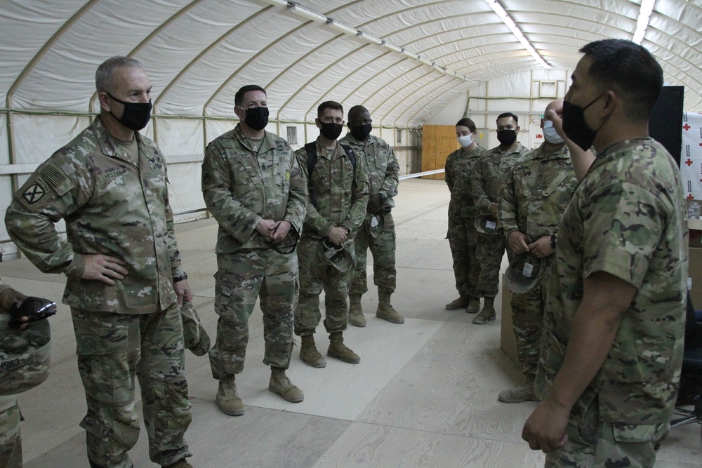 ARCENT CSM Visits Deployed Soldiers