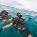 Navy Seabee Divers Inspect Pier in CNMI