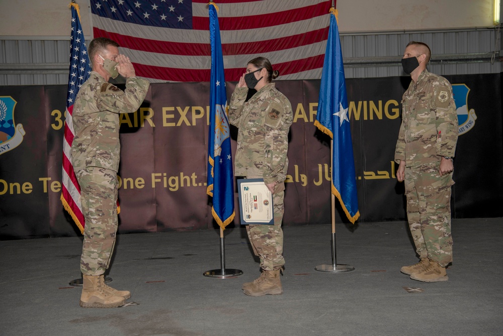 Honor Guard recognized for service.