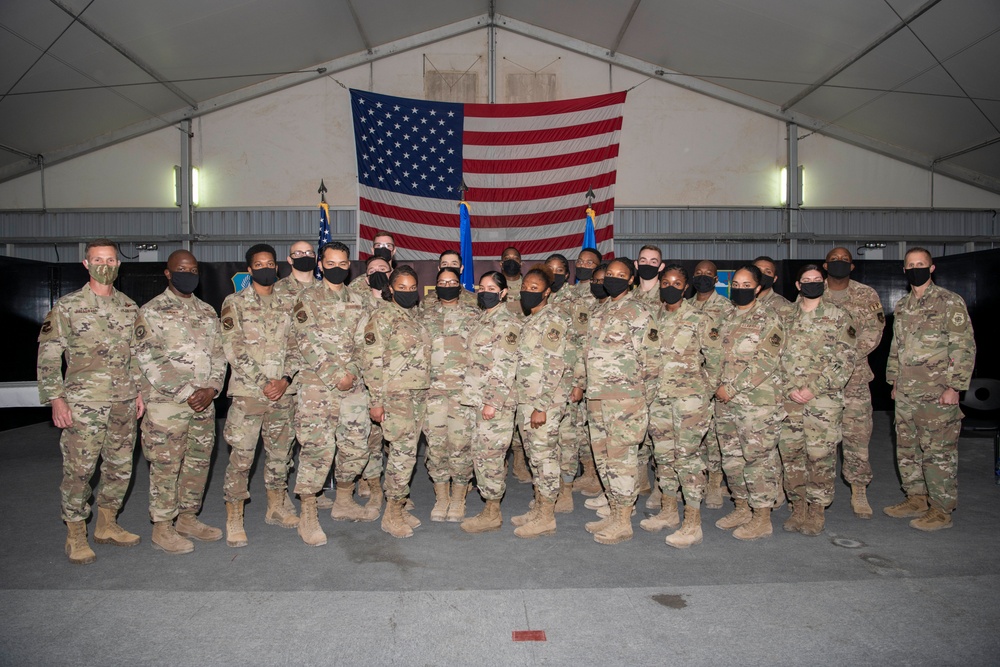 Honor Guard recognized for service.