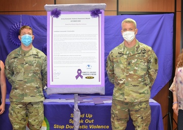 USAG Italy marks the start of Domestic Violence Awareness Month