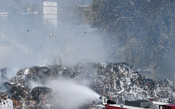 KAFB Firefighters respond to ABQ fire