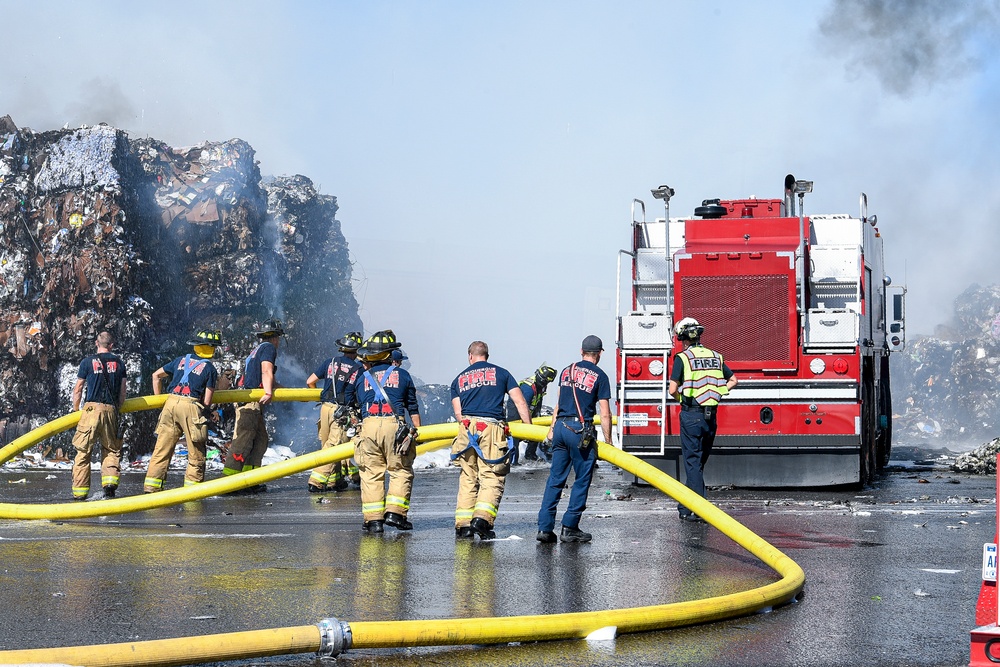 KAFB Firefighters respond to ABQ fire