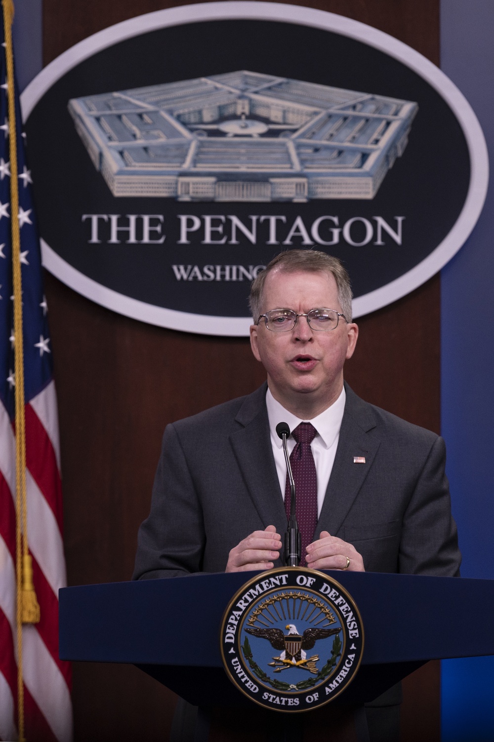 Deputy Secretary of Defense, David L. Norquist, provides remarks for the 2020 Disability Award Ceremony