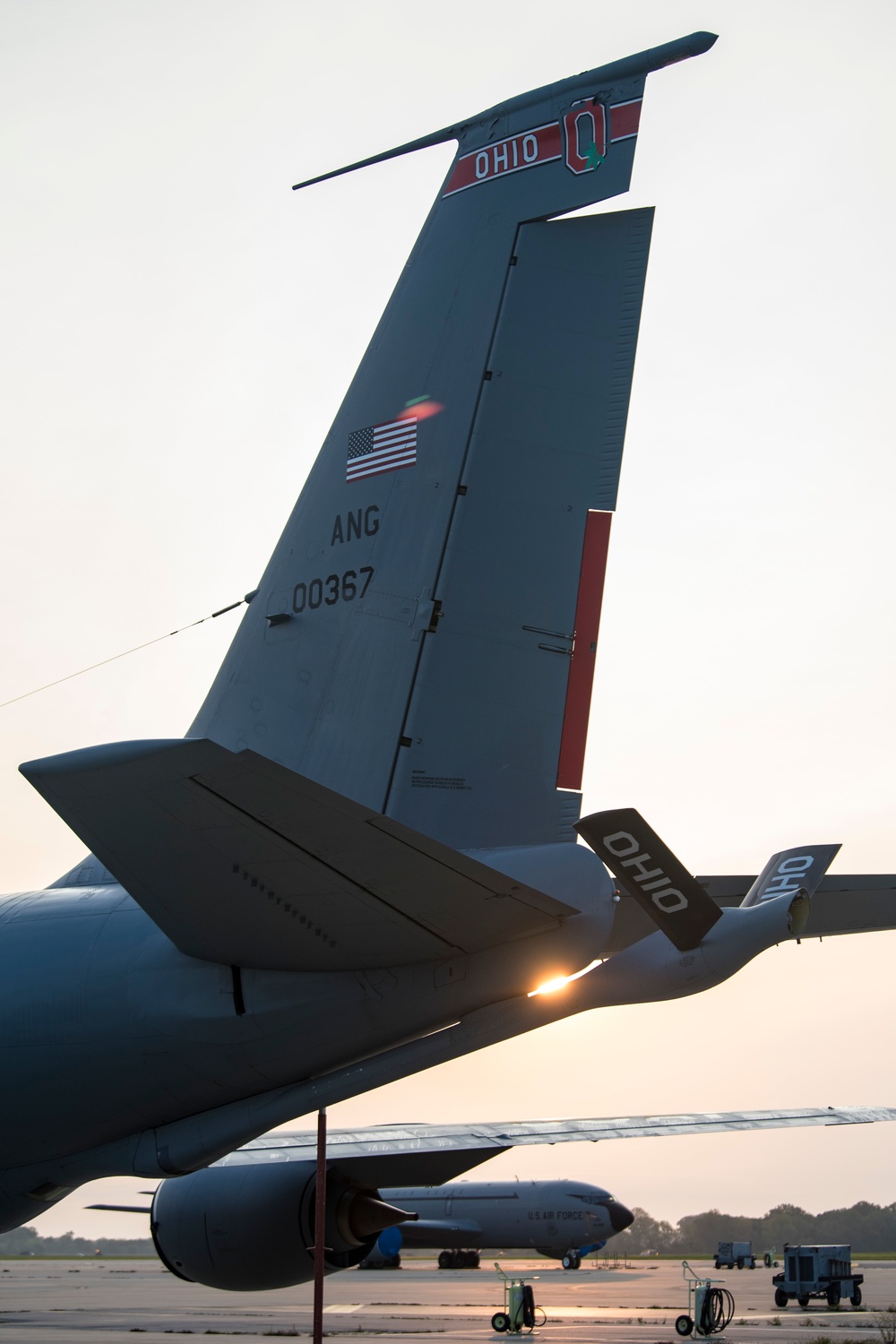 KC-135 at sunrise