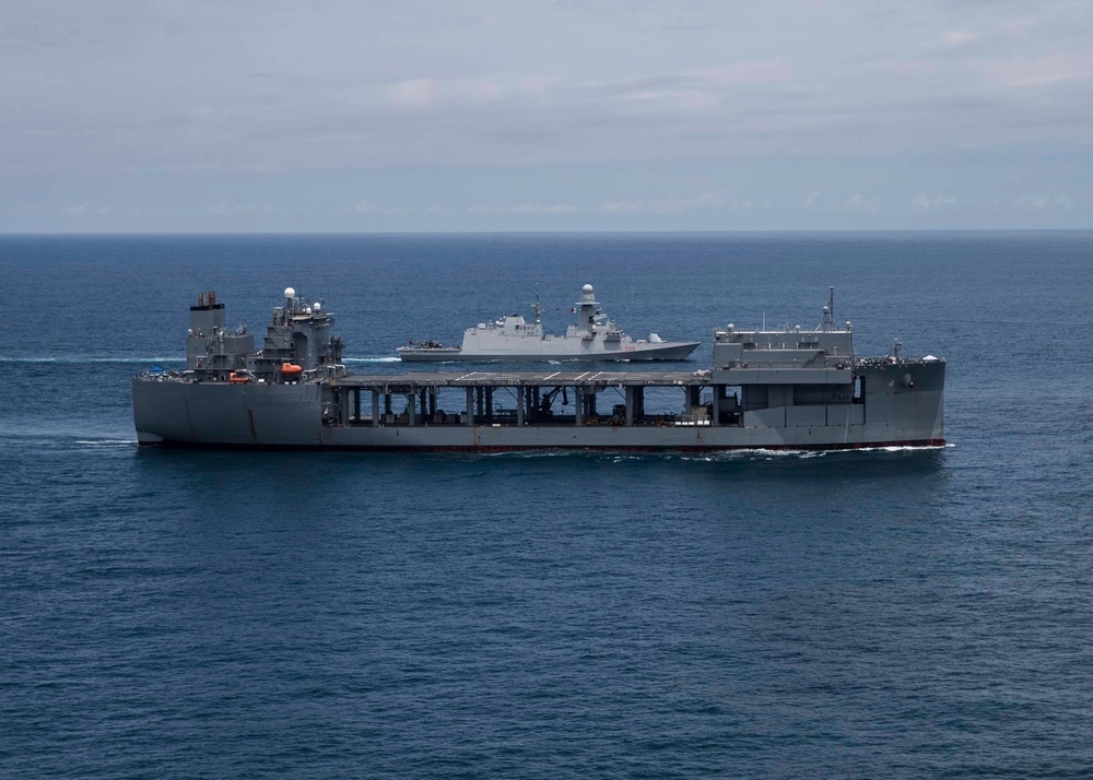 USS Hershel “Woody” Williams conducts training exercise with Ghana, Italian Navy