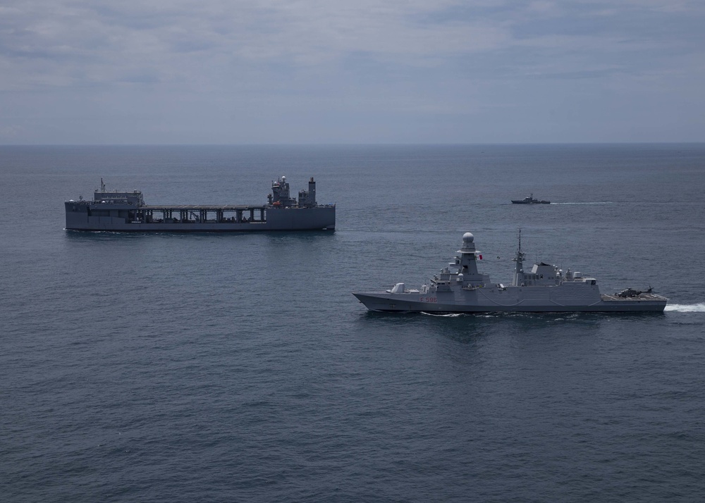 USS Hershel “Woody” Williams conducts training exercise with Ghana, Italian Navy