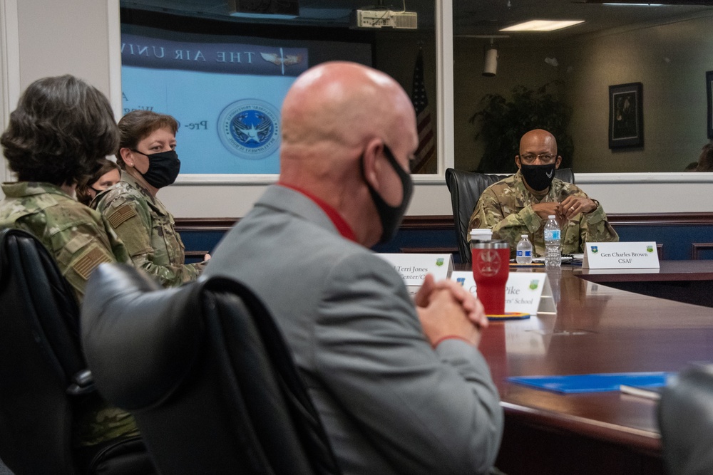 CSAF meet with Wing/Group Course Directors