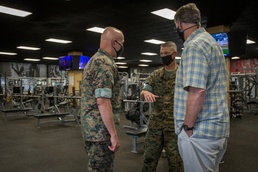 Lt. Gen. Charles Chiarotti and James Balocki visit MCAS Cherry Point