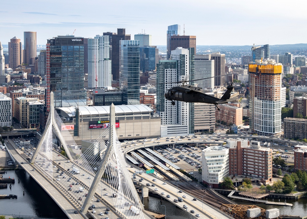 Hawk's-eye view: Boston, Narragansett Bay