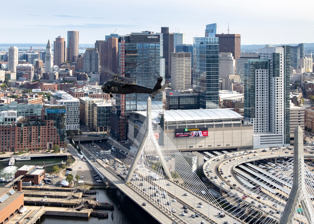 Hawk's-eye view: Boston, Narragansett Bay