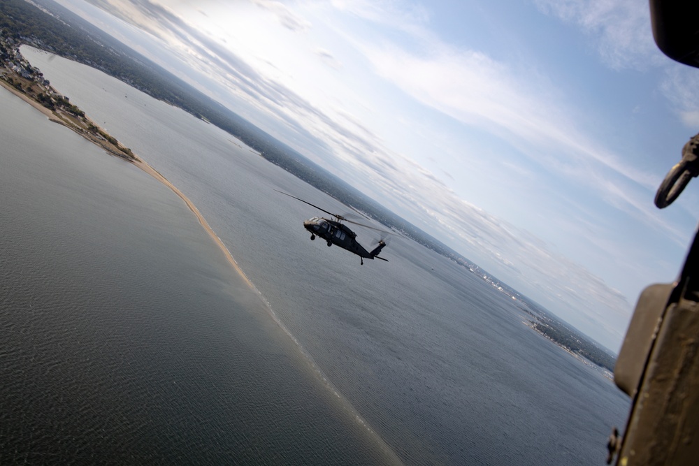 Hawk's-eye view: Boston, Narragansett Bay