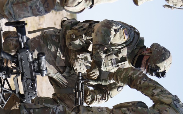 2/34th Command Team Visits 1-113th Cavalry