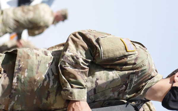 2/34th Command Team Visits 1-113th Cavalry