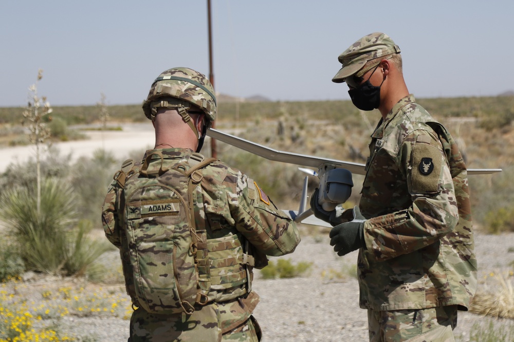 2/34th Command Team Visits 1-113th Cavalry