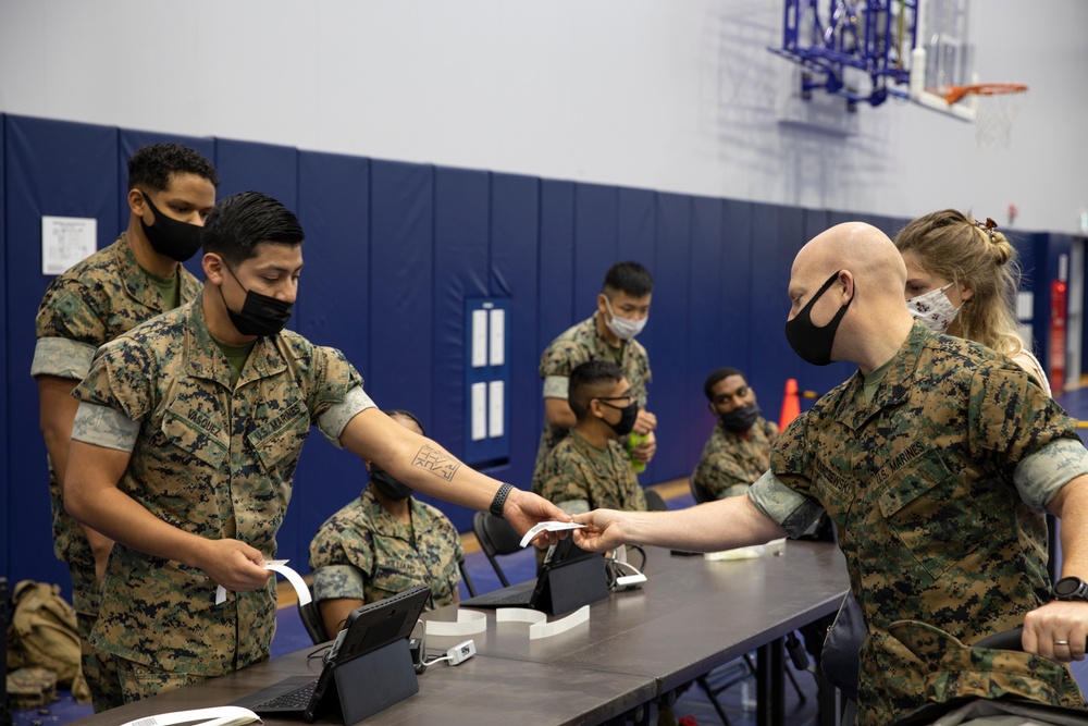 Service Members and Residents Participate in an ECC Exercise