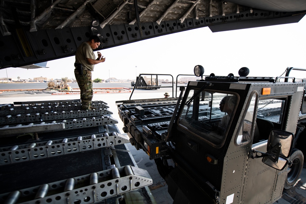 816th EAS Keeps Cargo Moving in the USCENTCOM AOR