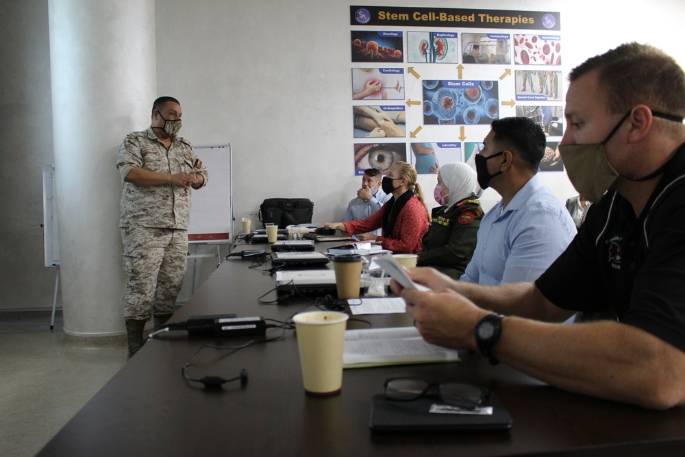 3rd Medical Command and the Jordanian Royal Medical Services exchange lessons on COVID-19
