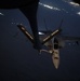 KC-135 refuels F/A-18s in support of Operation Inherent Resolve