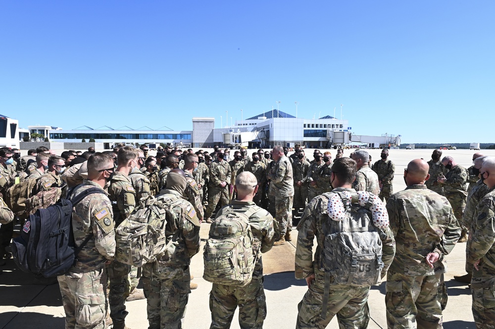 4-118th Infantry Battalion Soldiers return from deployment to Middle East