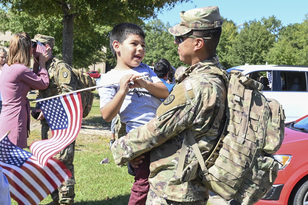 4-118th Infantry Battalion Soldiers return from deployment to Middle East