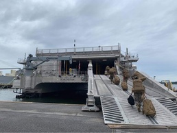 Task force Marines integrate with Navy, provide security aboard USNS Burlington