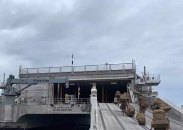Task force Marines integrate with Navy, provide security aboard USNS Burlington